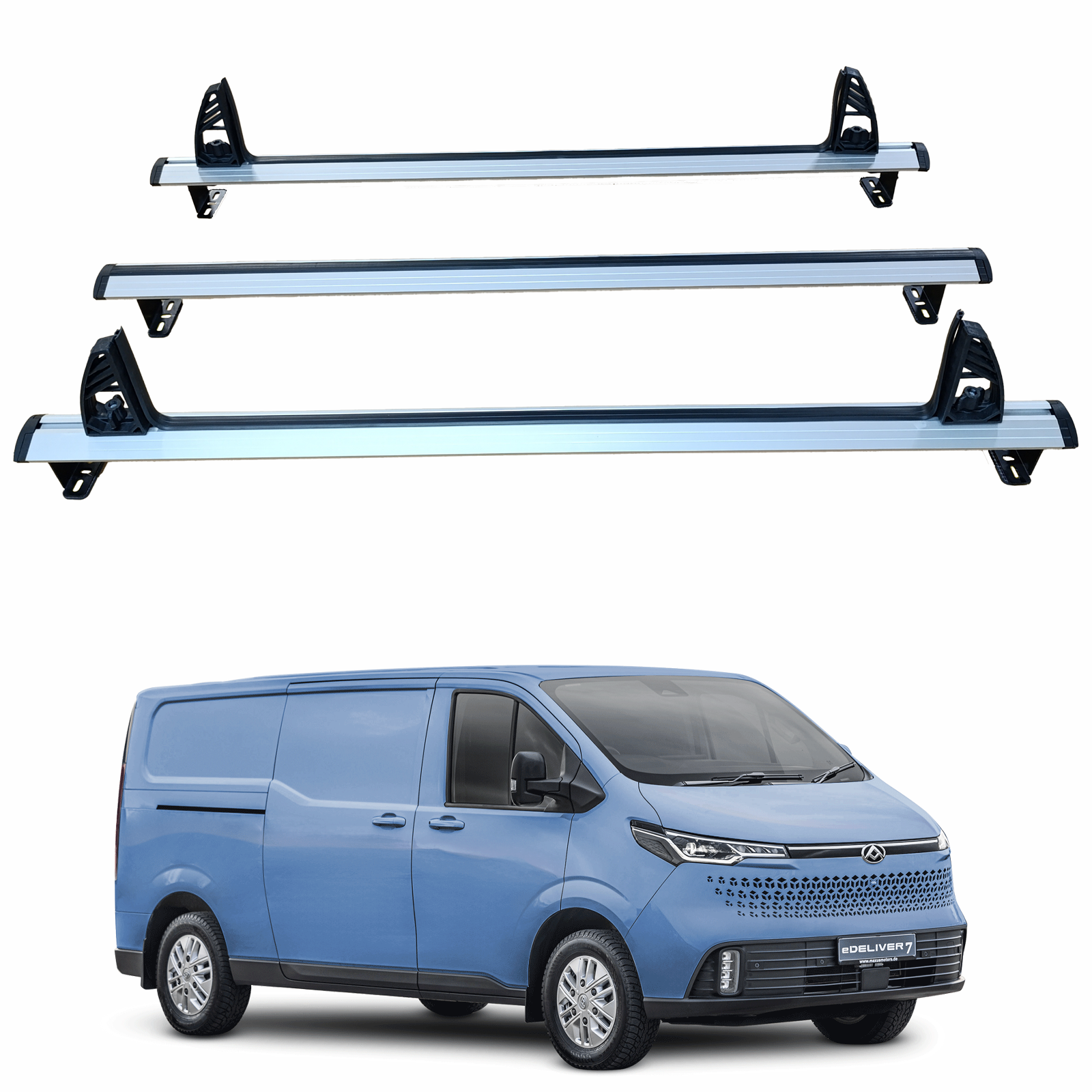 For Maxus eDELIVER 7 Cargo Van Ladder Racks 3 Qty For Maxus eDELIVER 7 Cargo Van Ladder Racks 3 Qty